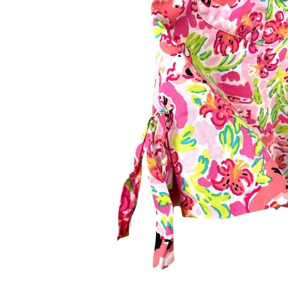 Lilly Pulitzer Call Me Kitty Cat Pink Delia Dress Girls Size 14 - Picture 5 of 8